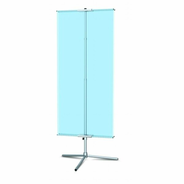 Pen2Paper Classic Banner Stands 24 in. Classic Banner Stand with Travel Base- Black PE3244758